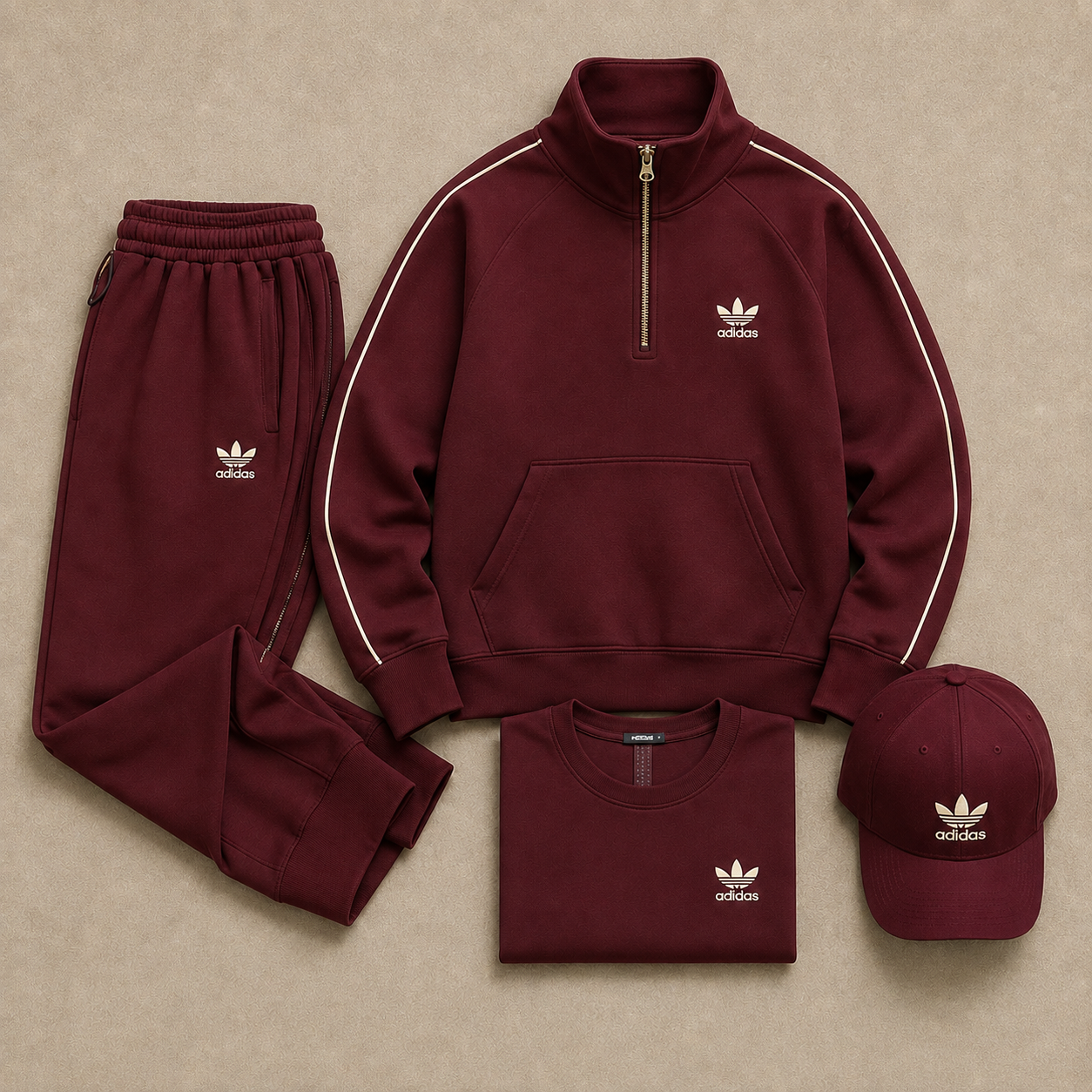 Cozy Half-Zip Comfort Set